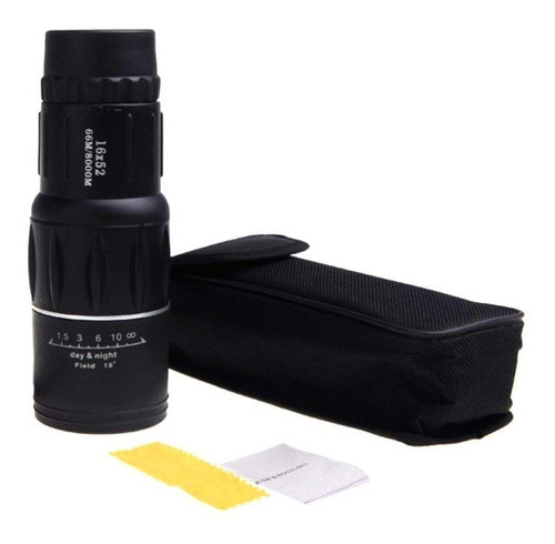 Largavistas Monocular Doble Zoom Con Estuche , 16 X 52 Mm 0