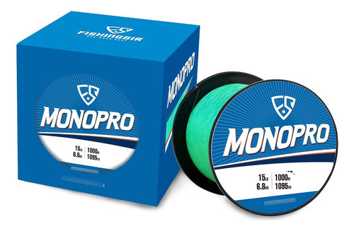 Línea Pesca Monofilamento Verde 4 Lb - 80lb 1