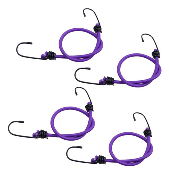 Cabo Elástico Pequeno, 4 Peças, Alça Elástica Roxo 30cm 0