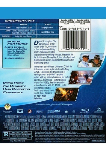 Blu-ray G. I. Jane / Hasta El Limite 1