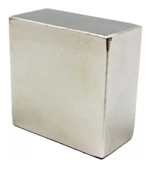 Imã De Neodímio Bloco Super Forte Trava Tudo N52 50x50x25 1