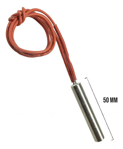 Resistência Cartucho Hotstamp 50mm 75w X 220v C/ Rabicho 1