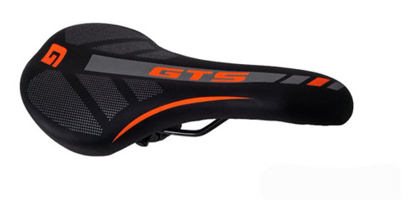 Asiento Bicicleta Mtb. Negro Naranja 0