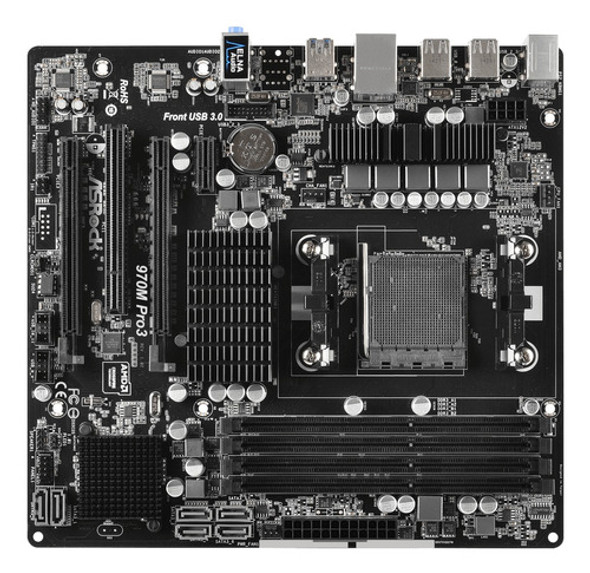 Placas Madre Asrock 970m Pro3 Am3/am3+ 1