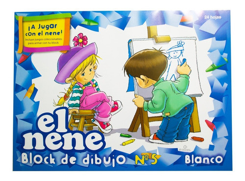 Block Dibujo N°5 El Nene Blanco  Escolar  Lista Escolar 0