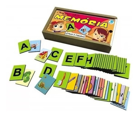 Jogo Da Memória - Letras E Figuras 0