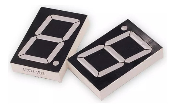 10 X Display 7 Segmentos 1 Dígito Catodo Comum 1