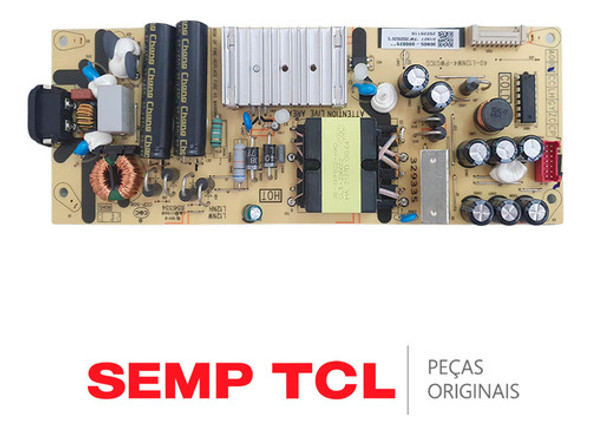 Placa Fonte Tv Tcl 43rs520 50rp620 Novo Original 0