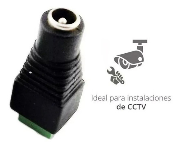 Pack X 50u Plug Conector Alimentación 12 V Dc Hembra 1
