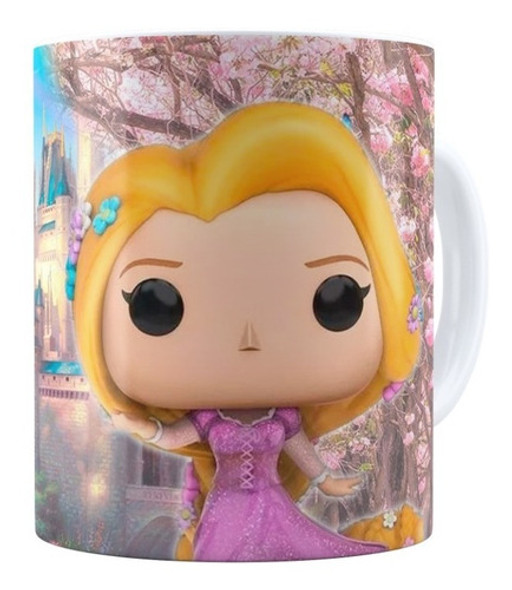 Taza De Plástico Princesas Chibis Personalizada #1 0