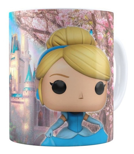 Taza De Plástico Princesas Chibis Personalizada #1 1