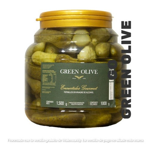 Pepinillos En Vinagre Green Olive X 1k 0