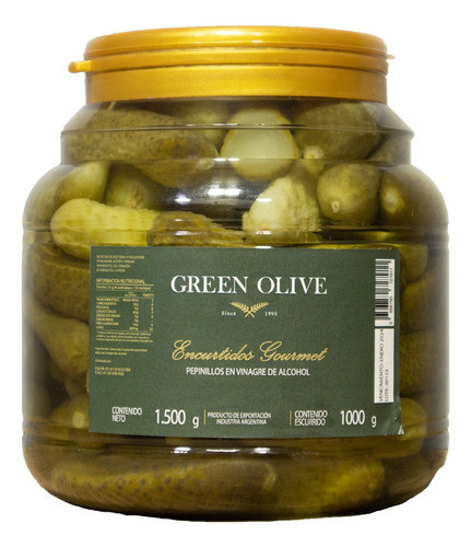 Pepinillos En Vinagre Green Olive X 1k 0