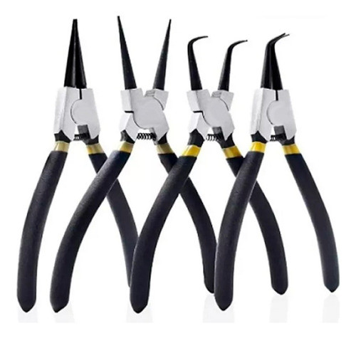 Set Pinza Para Anillos 4 Piezas Davidson 2524 Seguer Seeger 0