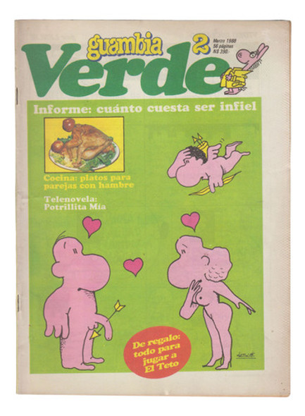 Revista Guambia Verde 5 Primeros Numeros Uruguay Escasa Rara 1