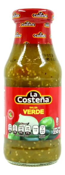 Salsa Verde La Costeña 250 Ml 0