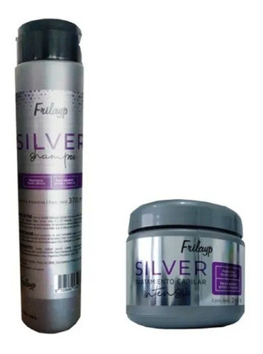 Shampoo 330cc + Máscara - Silver Matizador Intensivo Frilayp 0