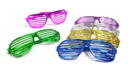 Lentes De Rejilla Plásticos Metalizados Pack X24 Ltf Shop 0