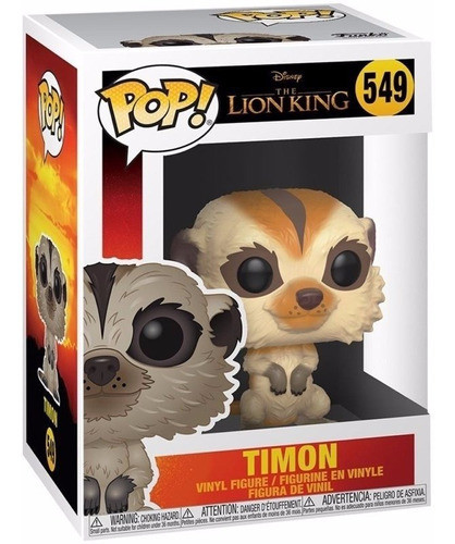 Funko Pop Rey Leon Timon 549 Original Disney Nuevo Original 1