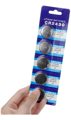 Pilas De Litio Cr-2430 Batería No Recargables X 5 Unidades © 0