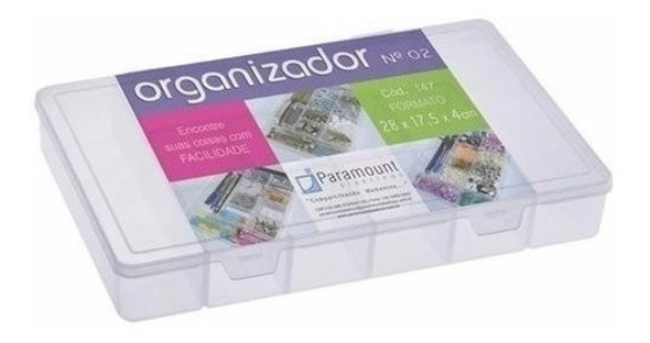 6 Box Caixa Organizador Colméia 11 Divisoria G Paramount 1