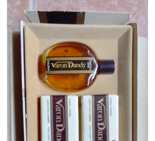 Antiguo Perfume Varon Dandy Original En Su Caja Y Jabones 1