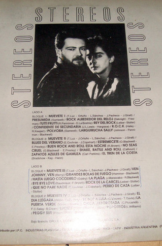Stereos 30 Clasicos Del Rock And Roll En Español Lp / Kktus 1