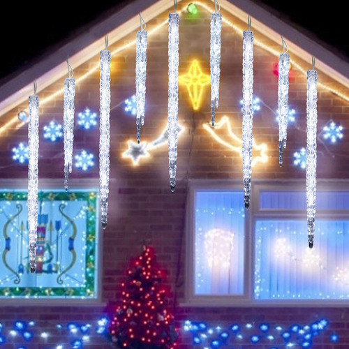 Luces De Carmbano De Navidad, 50 Luces Led De 10 Gotas, Luce 1