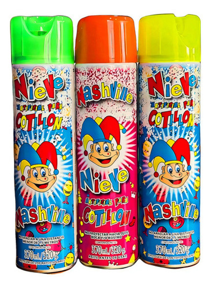 Nieve Artificial Espuma Carnaval Nashville 370ml X1u 1