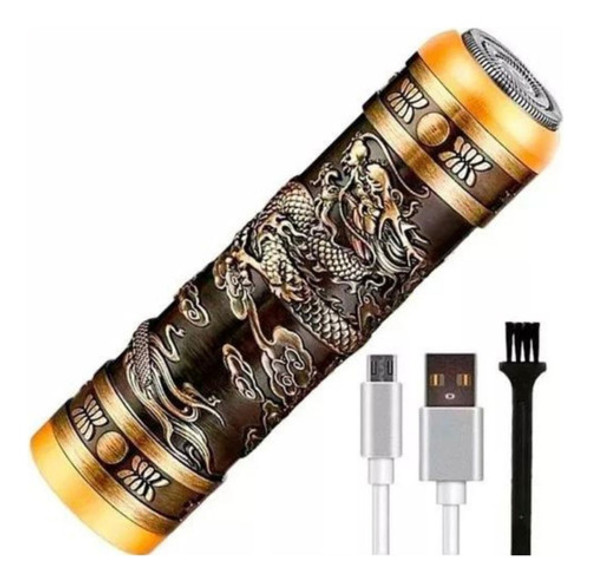 Afeitadora Vintage De Viaje Recargable Cable Usb 0 Afeitadora Vintage De Viaje Recargable Cable Usb 0