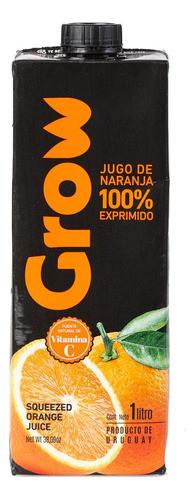 Jugo De Naranja 100% Exprimido Grow Tetra 1 Lt. 0