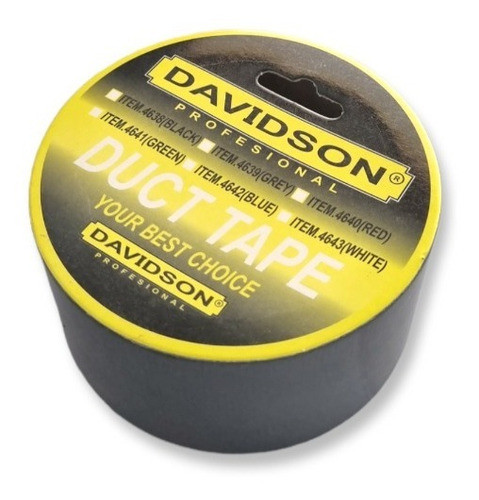 Cinta Duct Tape Gris Impermeable Multipropósito Davidson 0