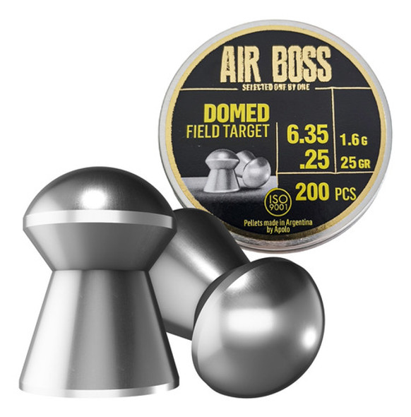 Balines Apolo Air Boss Domed Field Target X200 6.35 Mm Caza 0