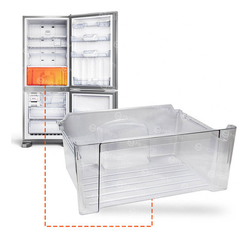 Gaveta Legumes Frutas Geladeira Brastemp Bre50 Bre51 1