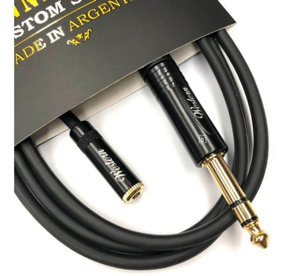 Western Cable Extensor Auricular 6 Mts Trs 1/4 |hembra 3.5mm 1