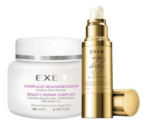 Kit Facial Exel Complejo Rejuvencedor + Serum Age Defy 0