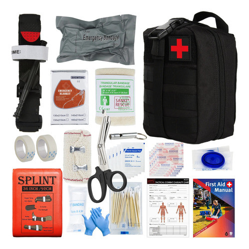 Kit Médico Sobrevivência | Combate | Selva | Air | Solo | Nf 0