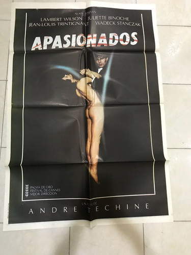 Antiguo Afiche De Cine Con Julliete Binoche-envio 0