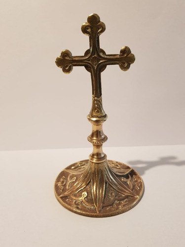 Cruz De Bronce Para Altar 14cm 0