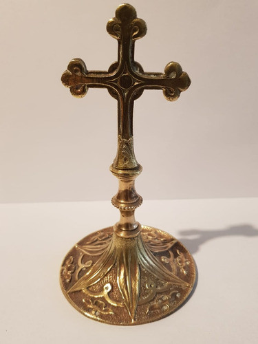 Cruz De Bronce Para Altar 14cm 1