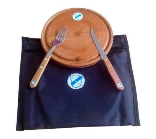 Temperley Tabla De Asado + Cubiertos + Estuche 0