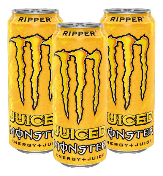 Kit 3 Energético Monster Zero Ripper Importado 500ml 0 Kit 3 Energético Monster Zero Ripper Importado 500ml 0