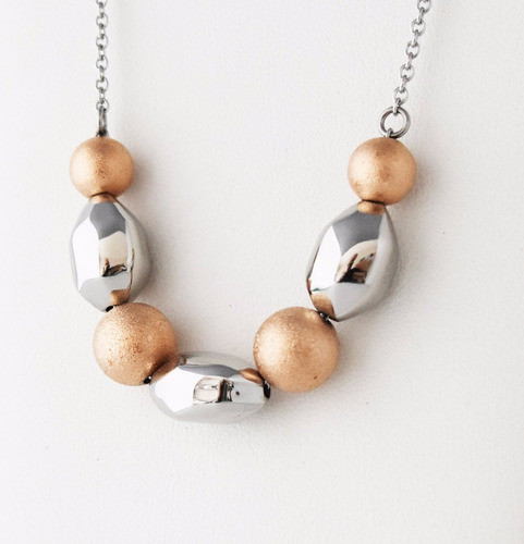 Collar De Acero Con Bolitas Arenadas Guilad Ml362 1