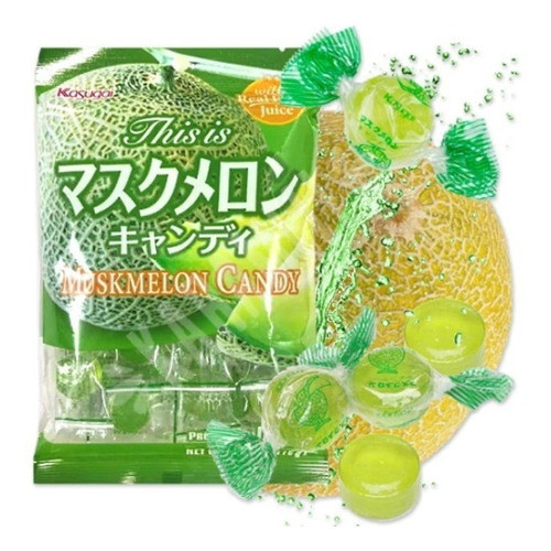 Bala Kasugai Sabor Melão - Musk Melon Candy 0