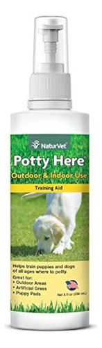 Naturvet Potty Here Spray De Ayuda De Entrenamiento Para Cac 0