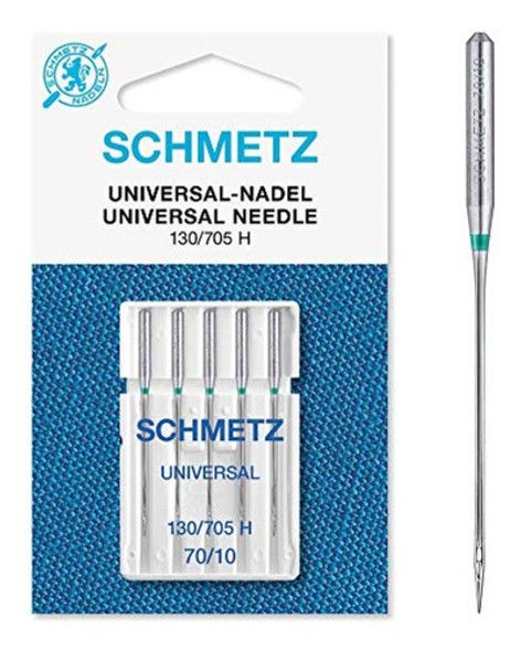 5 Agujas Schmetz Universal Size 70/10 0