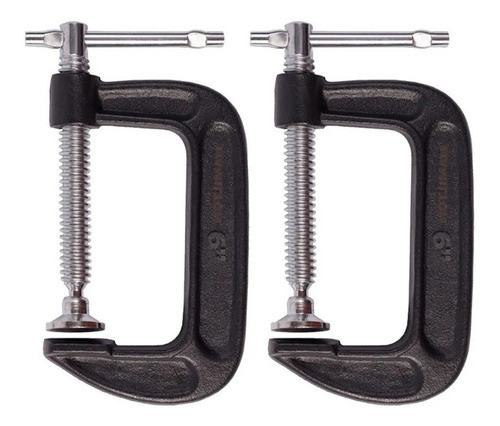 Prensa Tipo G 6 PuLG Sargento Hamilton Fundicion X 2 Unidad 0