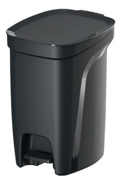 Papelera Tramontina Compact 10l Color Negro Kirkor 0