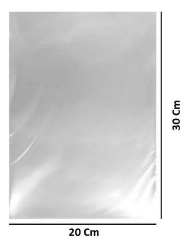 Saco Plástico Pe Transp. Cristal Resistente 20x30 1350un 5kg 1