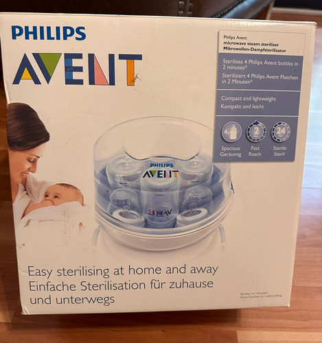 Esterilizador A Vapor Philips Avent Uso Microondas Scf281/02 0